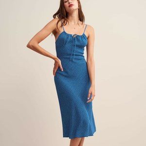 Rouje Daria Dress Blue Size